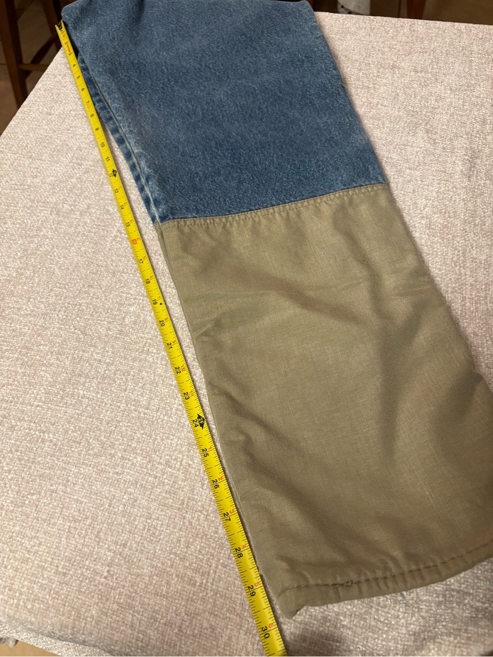 Browning Two-Tone Blue and khaki Straight Jeans Size 34/34 - Picture 8 of 14